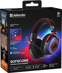 Defender - Бездротова гарнітура Sonicore