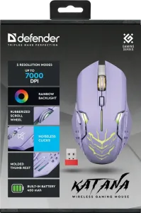 Defender - Бездротова ігрова миша Katana GM-511