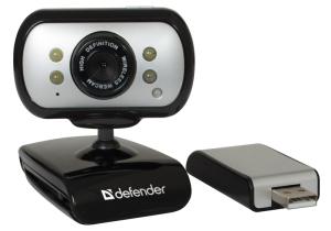 Defender - Веб-камера 0,3 Мп GLory 340 Wireless