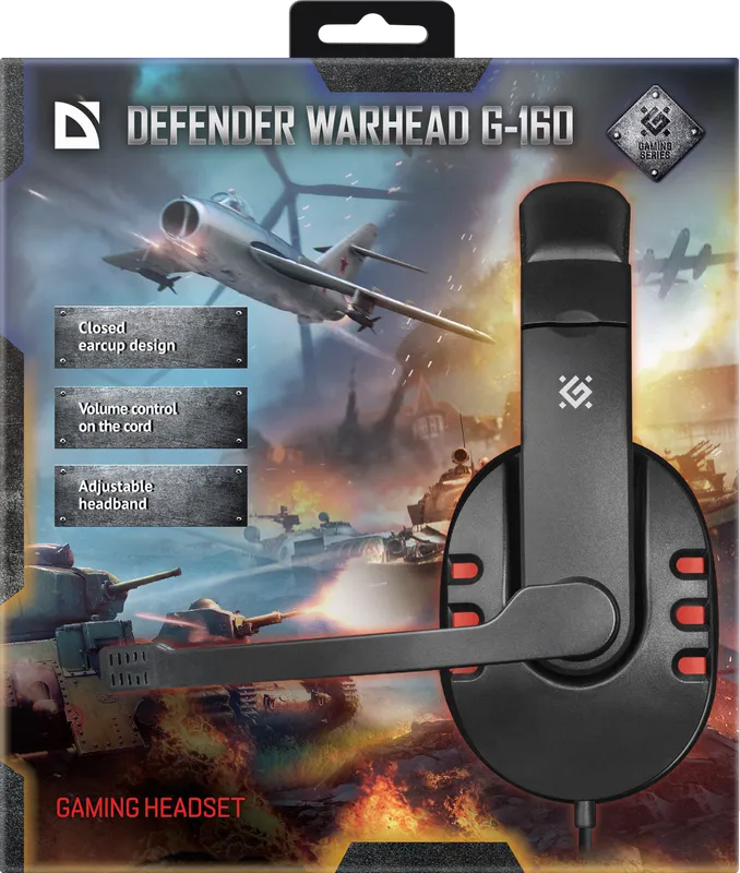 Defender - Ігрова гарнітура Warhead G-160