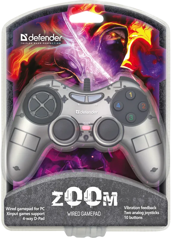 Defender - Дротовий геймпад Zoom