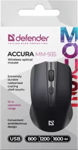 Defender - Бездротова оптична миша Accura MM-935