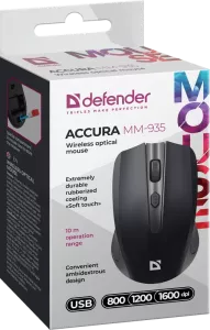 Defender - Бездротова оптична миша Accura MM-935