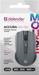 Defender - Бездротова оптична миша Accura MM-935