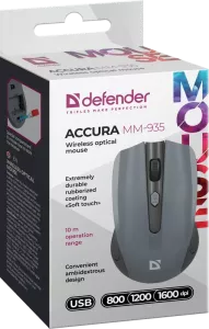 Defender - Бездротова оптична миша Accura MM-935
