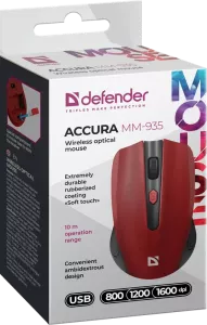 Defender - Бездротова оптична миша Accura MM-935