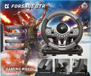 Defender - Ігрове кермо FORSAGE GTR