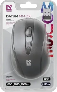 Defender - Бездротова оптична миша Datum MM-265