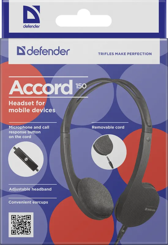 Defender - Гарнітура для мобільних пристроїв Accord 150