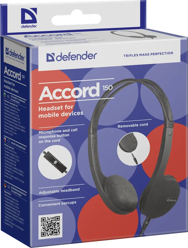 Defender - Гарнітура для мобільних пристроїв Accord 150