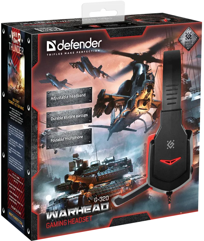 Defender - Ігрова гарнітура Warhead G-320