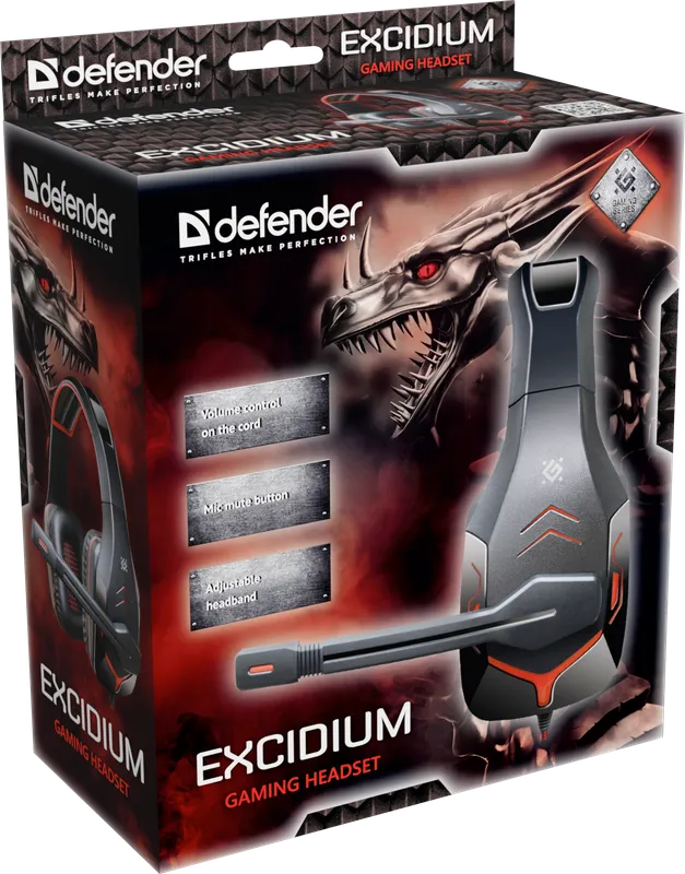 Defender - Ігрова гарнітура Excidium