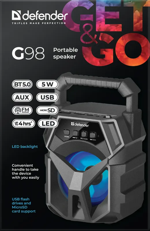 Defender - Портативна колонка G98