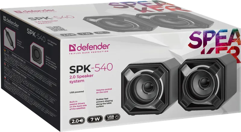 Defender - Акустична система 2.0 SPK-540