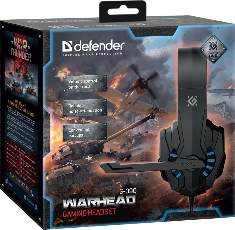 Defender - Ігрова гарнітура Warhead G-390