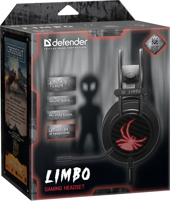 Defender - Ігрова гарнітура Limbo