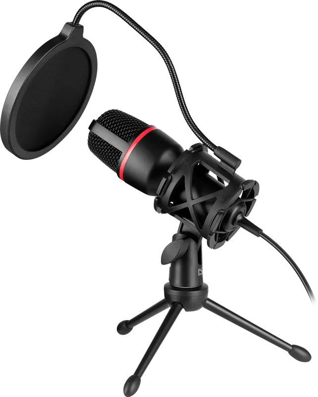 Defender - Ігровий потоковий мікрофон Forte GMC 300