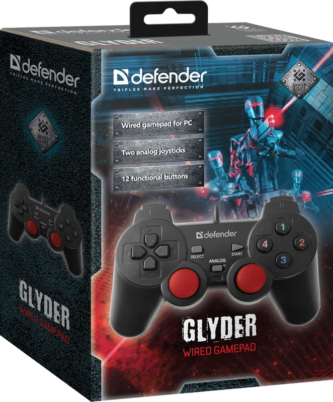 Defender - Дротовий геймпад Glyder