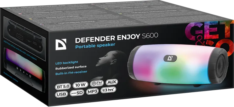 Defender - Портативна колонка Enjoy S600