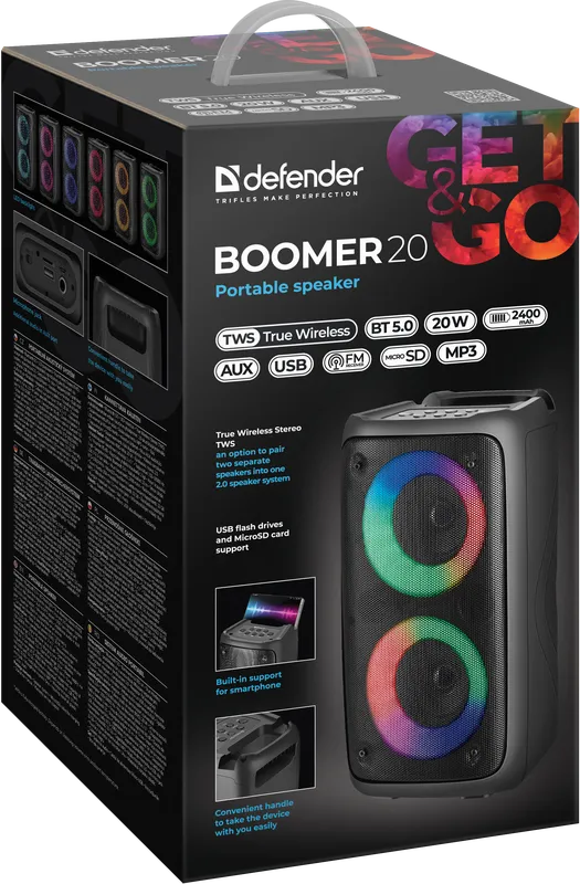 Defender - Портативна колонка Boomer 20