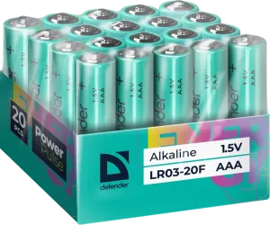 Defender - Батарейка алкалінова LR03-20F