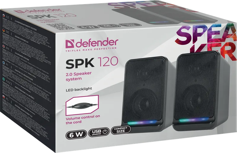 Defender - Акустична система 2.0 SPK 120